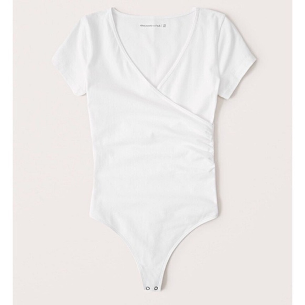 Abercrombie white wrap bodysuit